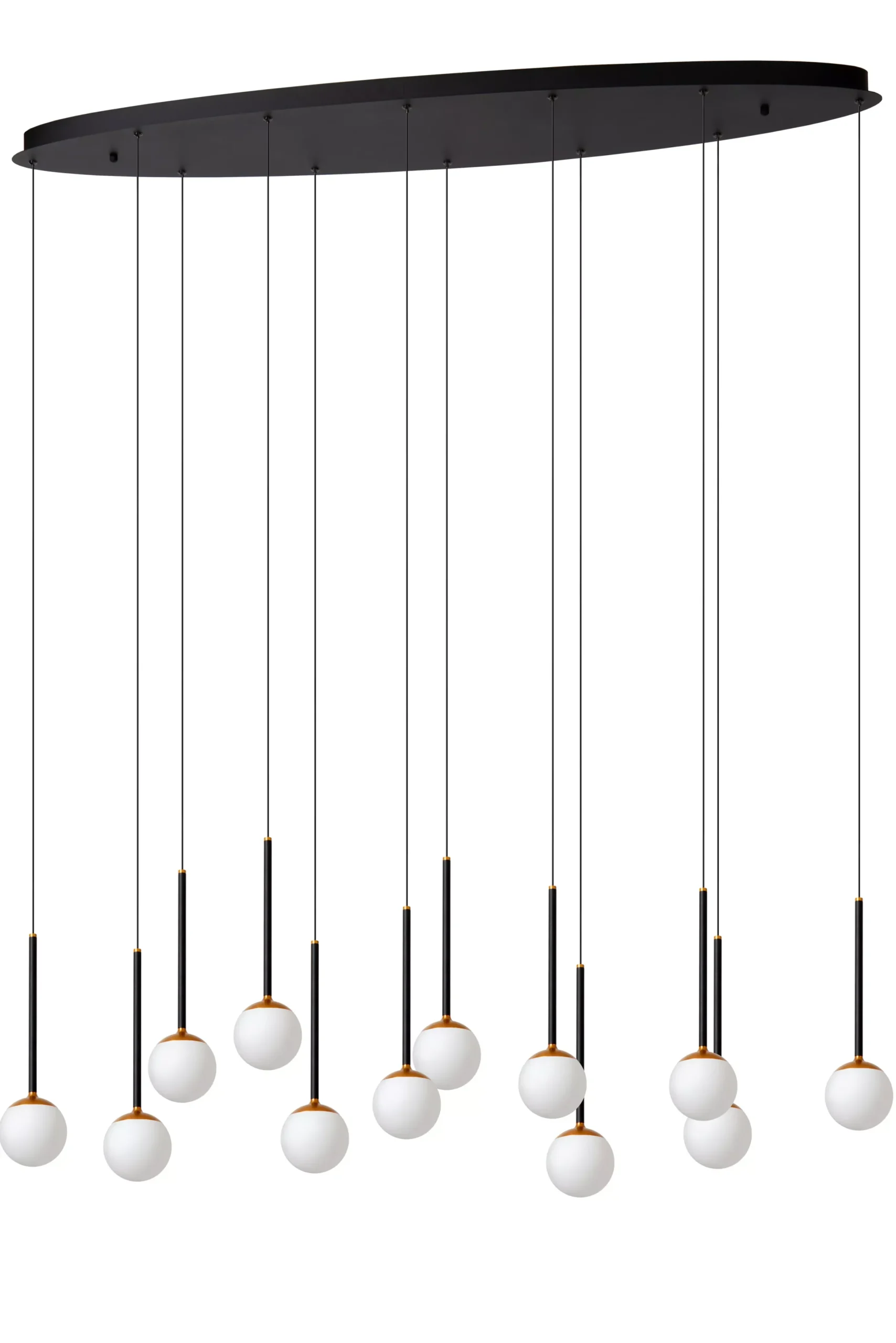 CALINA - Hanglamp - LED Dimb. - 12x7,7W 2700K - Zwart*Lucide Hot
