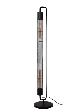 CALIXT - Vloerlamp - 2xE27 - Zwart*Lucide Store