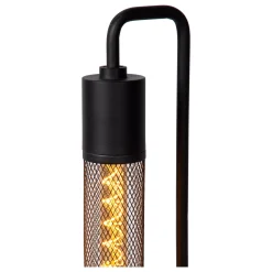 CALIXT - Vloerlamp - 2xE27 - Zwart*Lucide Store