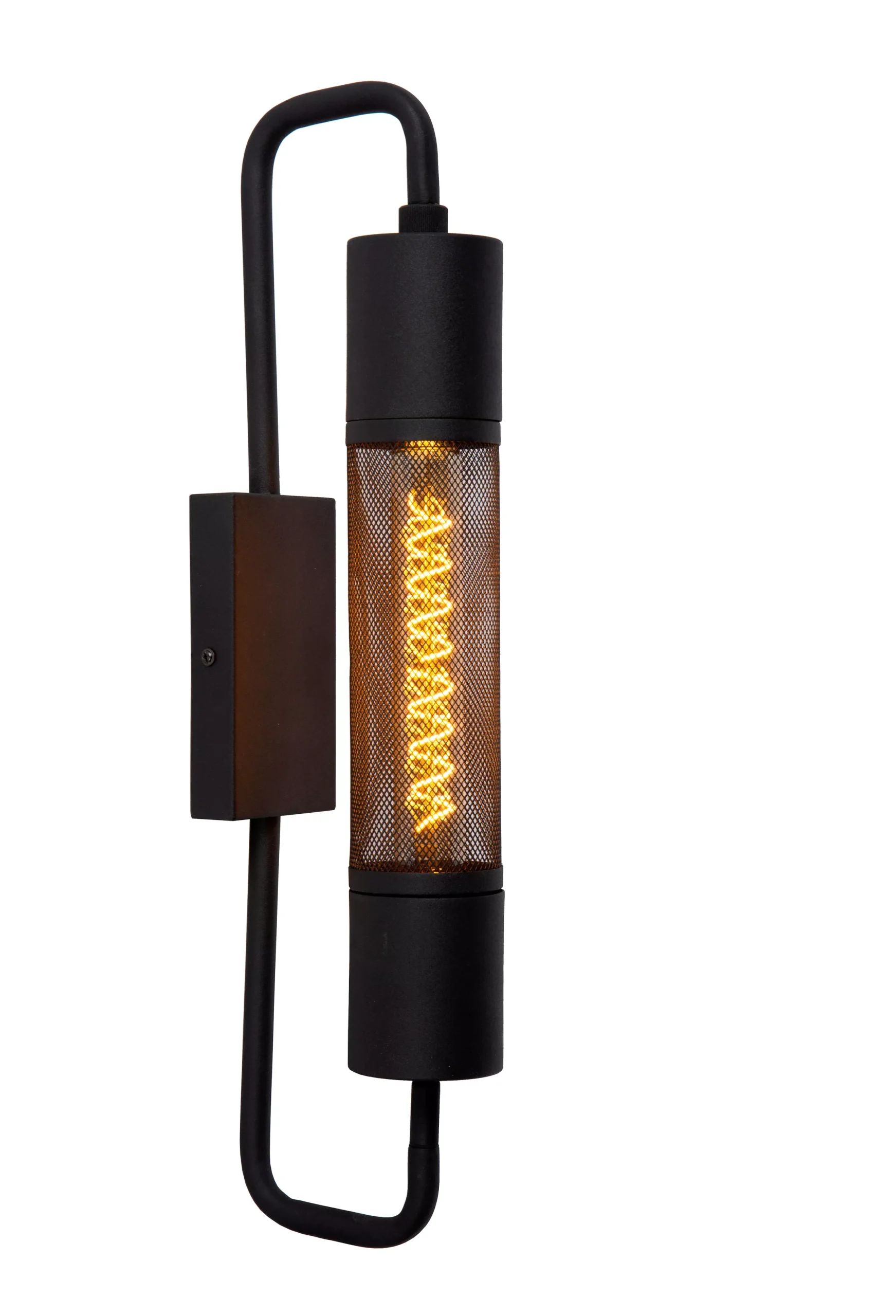 CALIXT - Wandlamp - 1xE27 - Zwart*Lucide Best