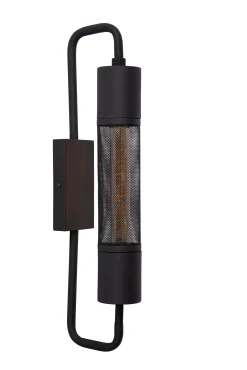 CALIXT - Wandlamp - 1xE27 - Zwart*Lucide Best