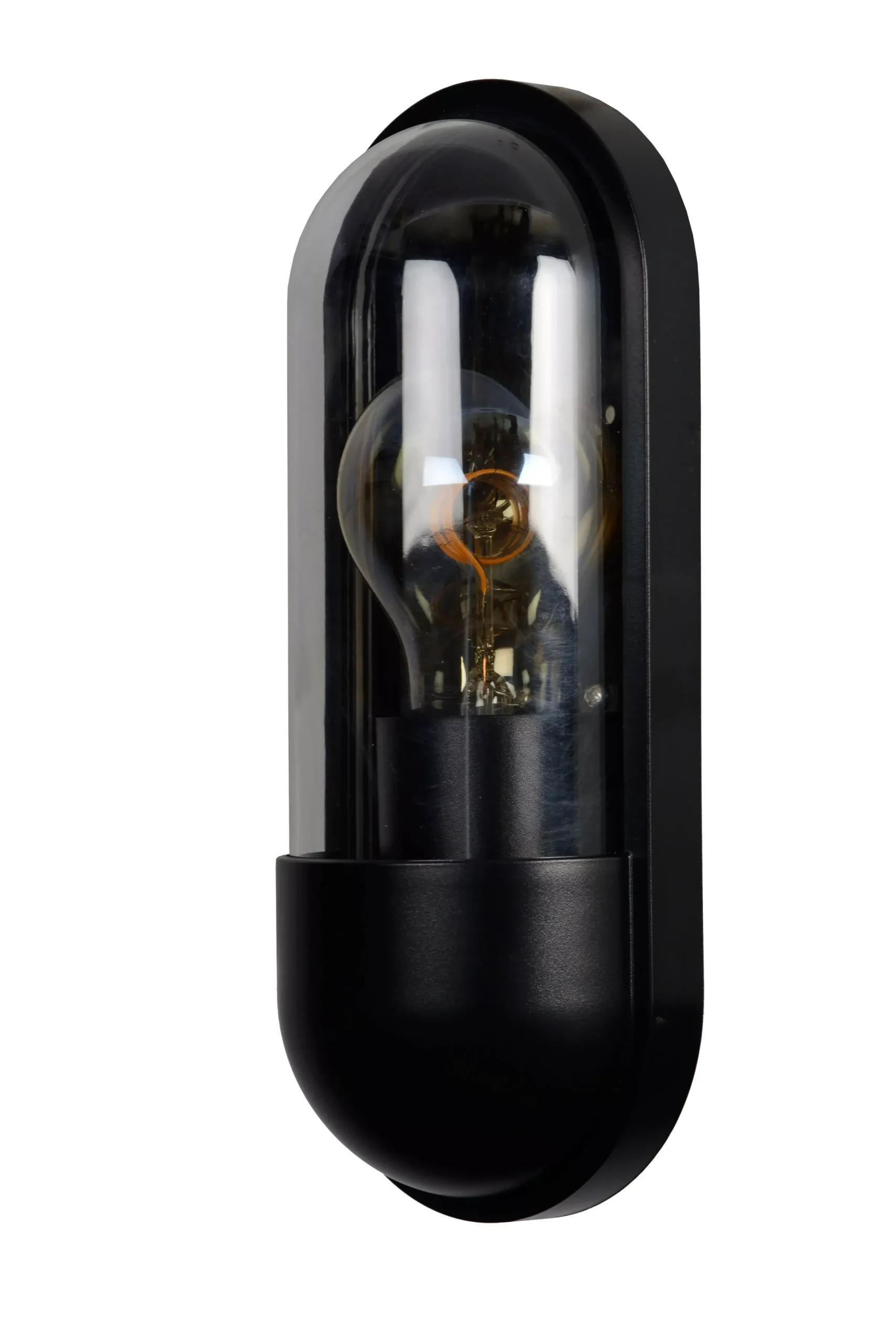 CAPSULE - Wandlamp Binnen/Buiten - 1xE27 - IP54 - Zwart*Lucide Cheap