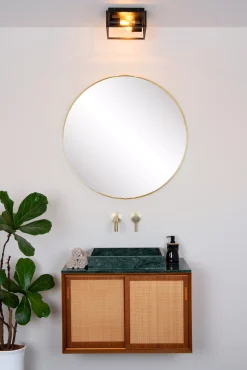 CARLYN - Plafonnière Badkamer - 2xE14 - IP54 - Zwart*Lucide Best Sale