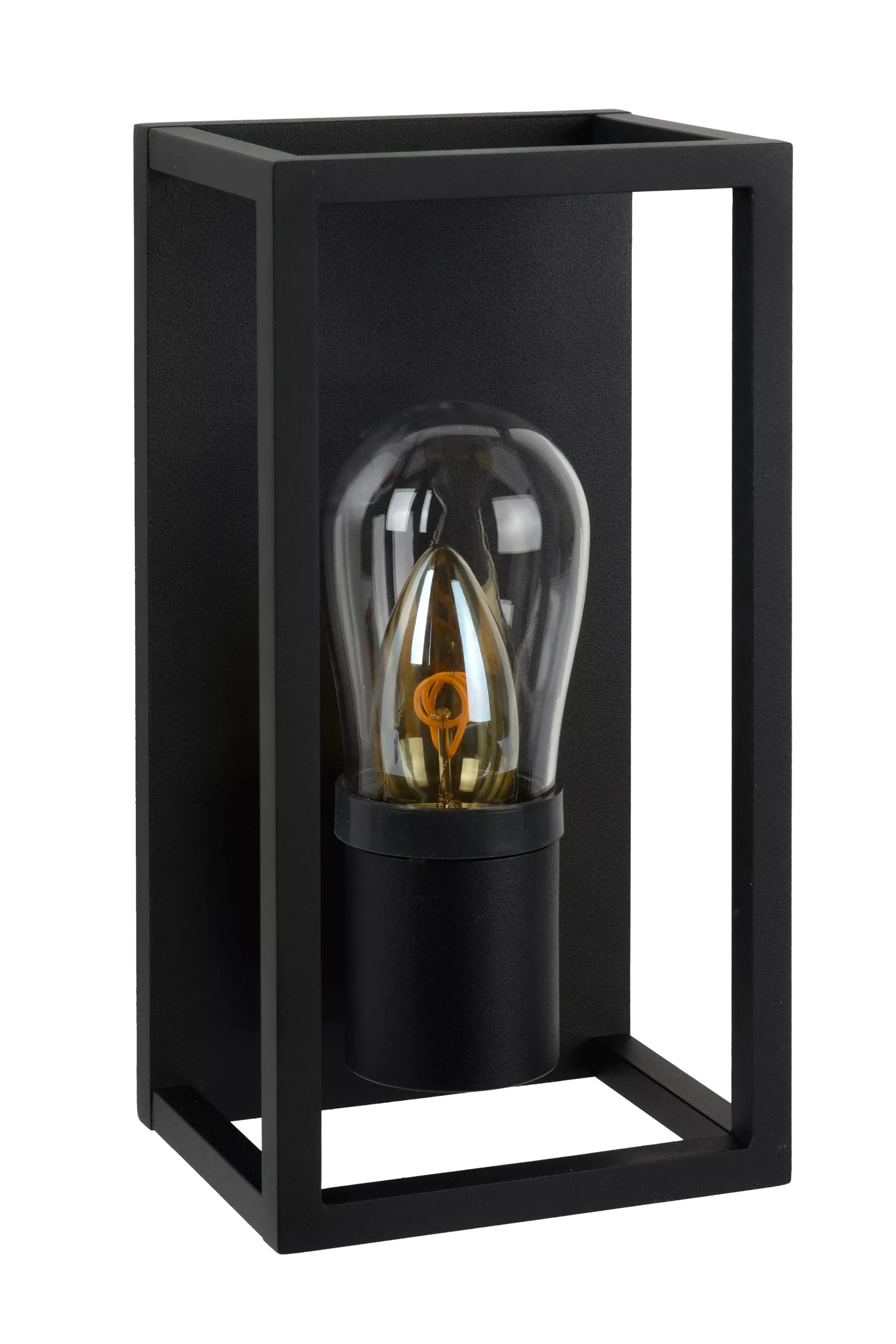 CARLYN - Wandlamp Badkamer - 1xE14 - IP54 - Zwart*Lucide Discount