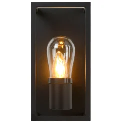CARLYN - Wandlamp Badkamer - 1xE14 - IP54 - Zwart*Lucide Discount