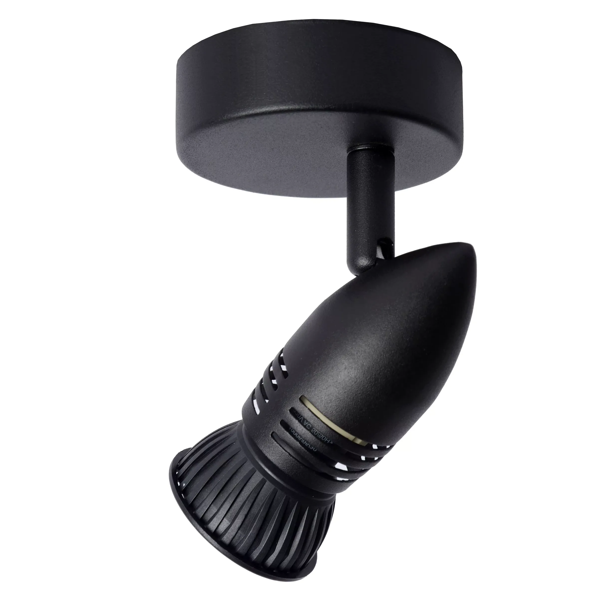 CARO - Plafondspot - Ø 9 cm - 1xGU10 - Zwart*Lucide Cheap