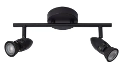 CARO - Plafondspot - 2xGU10 - Zwart*Lucide Best Sale