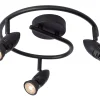 CARO - Plafondspot - Ø 31 cm - 3xGU10 - Zwart*Lucide Fashion
