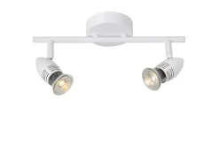 CARO-LED - Plafondspot - LED - GU10 - 2x5W 2700K - Wit*Lucide Best Sale