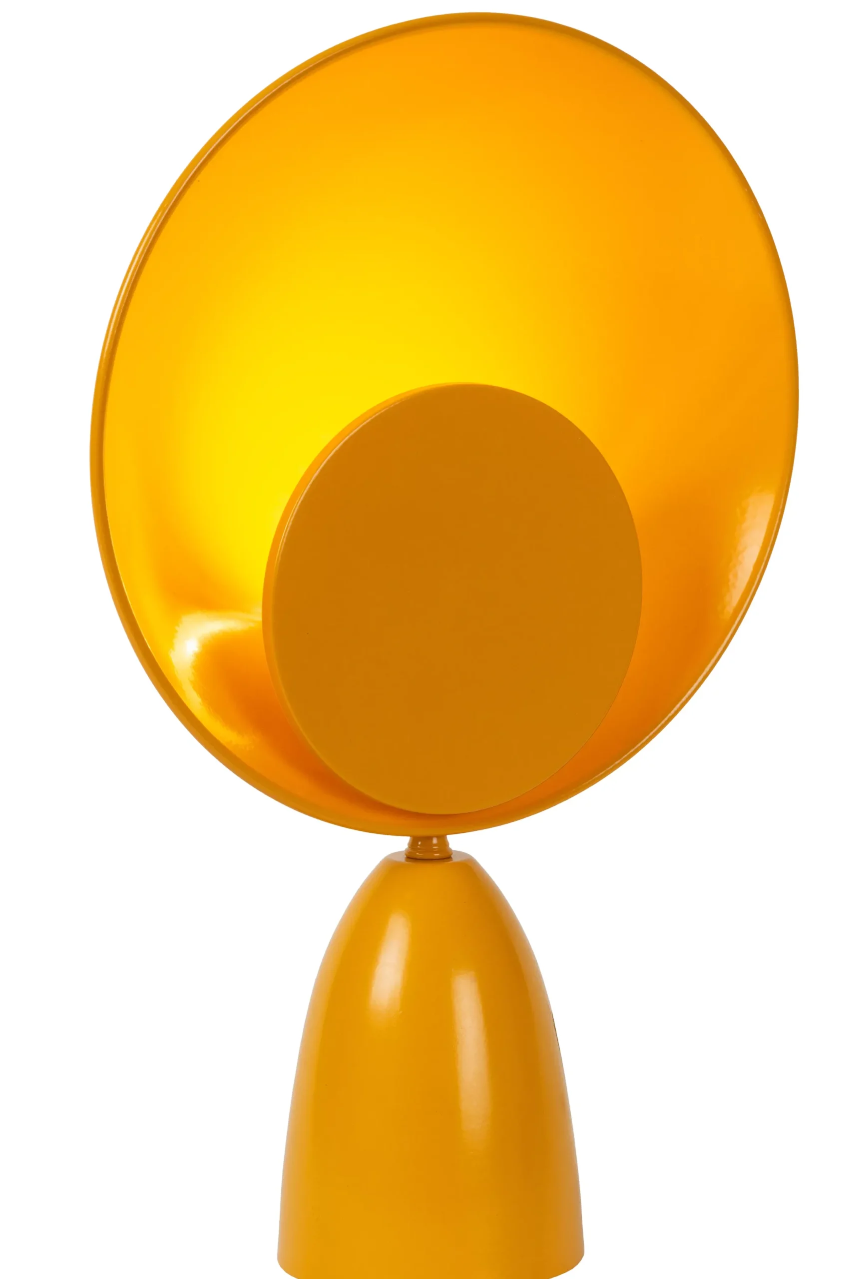CASTAMAR - Tafellamp - Ø 25,5 cm - LED - 1x8W 2100K - Okergeel*Lucide Online