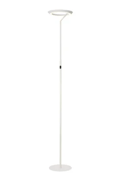 CELESTE - Vloerlamp - Ø 28 cm - LED Dimb. - 1x21W 2700K - Wit*Lucide Sale