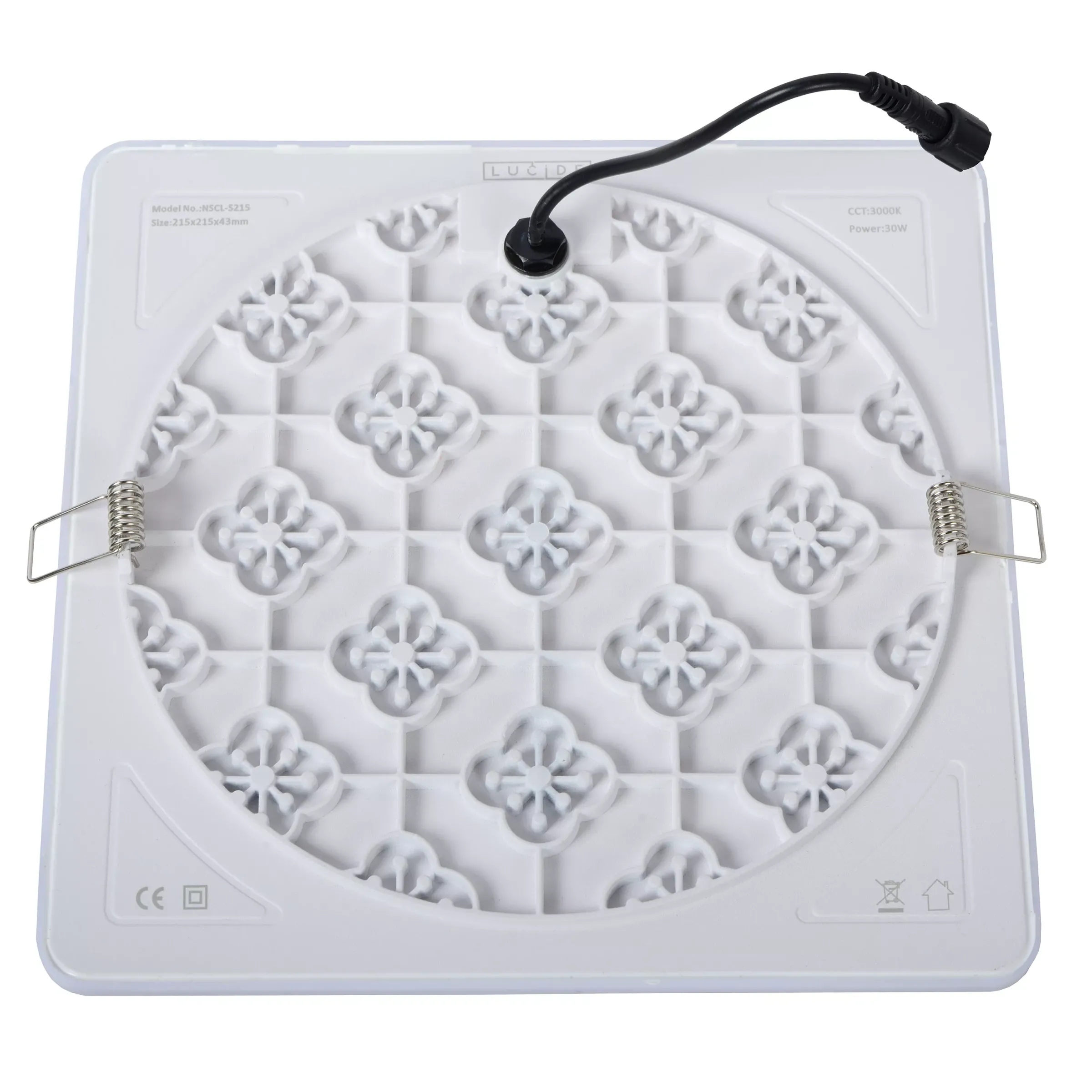 CERES-LED - Plafonnière Badkamer - LED Dimb. - 1x30W 3000K - IP44 - Wit*Lucide Shop