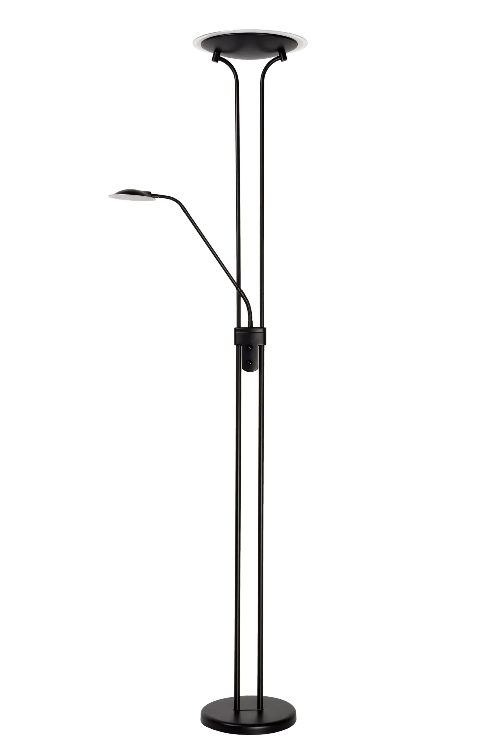 CHAMPION-LED - Leeslamp - Ø 30 cm - LED Dimb. - 3000K - Zwart*Lucide Outlet