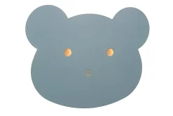 CHARLIE - Wandlamp Kinderkamer - LED Dim to warm - 1x7W 2600K/2700K - Blauw*Lucide Shop