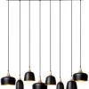 CHAYANNE - Hanglamp - 8xE14 - Zwart*Lucide Discount