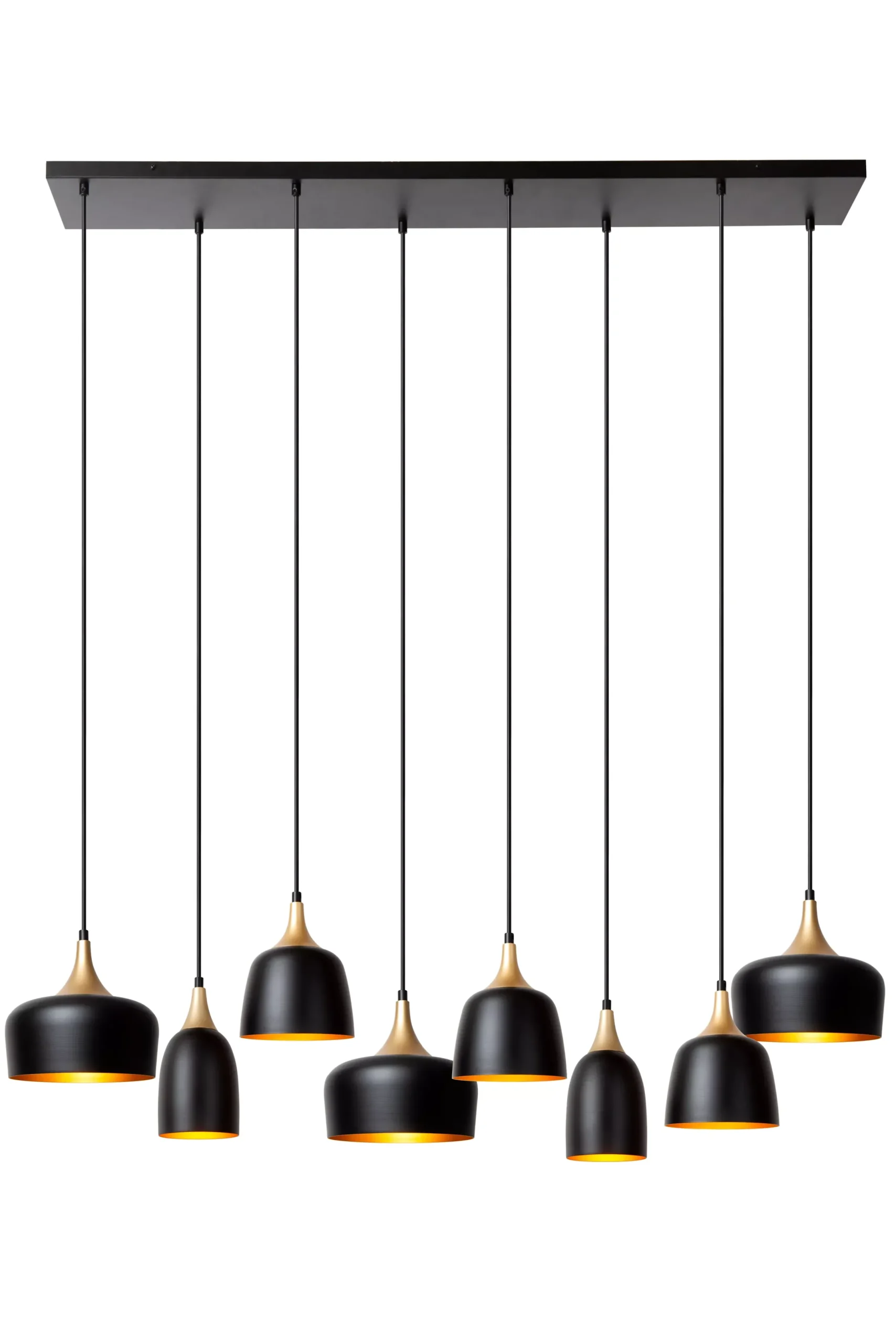 CHAYANNE - Hanglamp - 8xE14 - Zwart*Lucide Discount