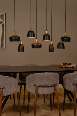 CHAYANNE - Hanglamp - 8xE14 - Zwart*Lucide Discount