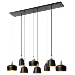 CHAYANNE - Hanglamp - 8xE14 - Zwart*Lucide Discount