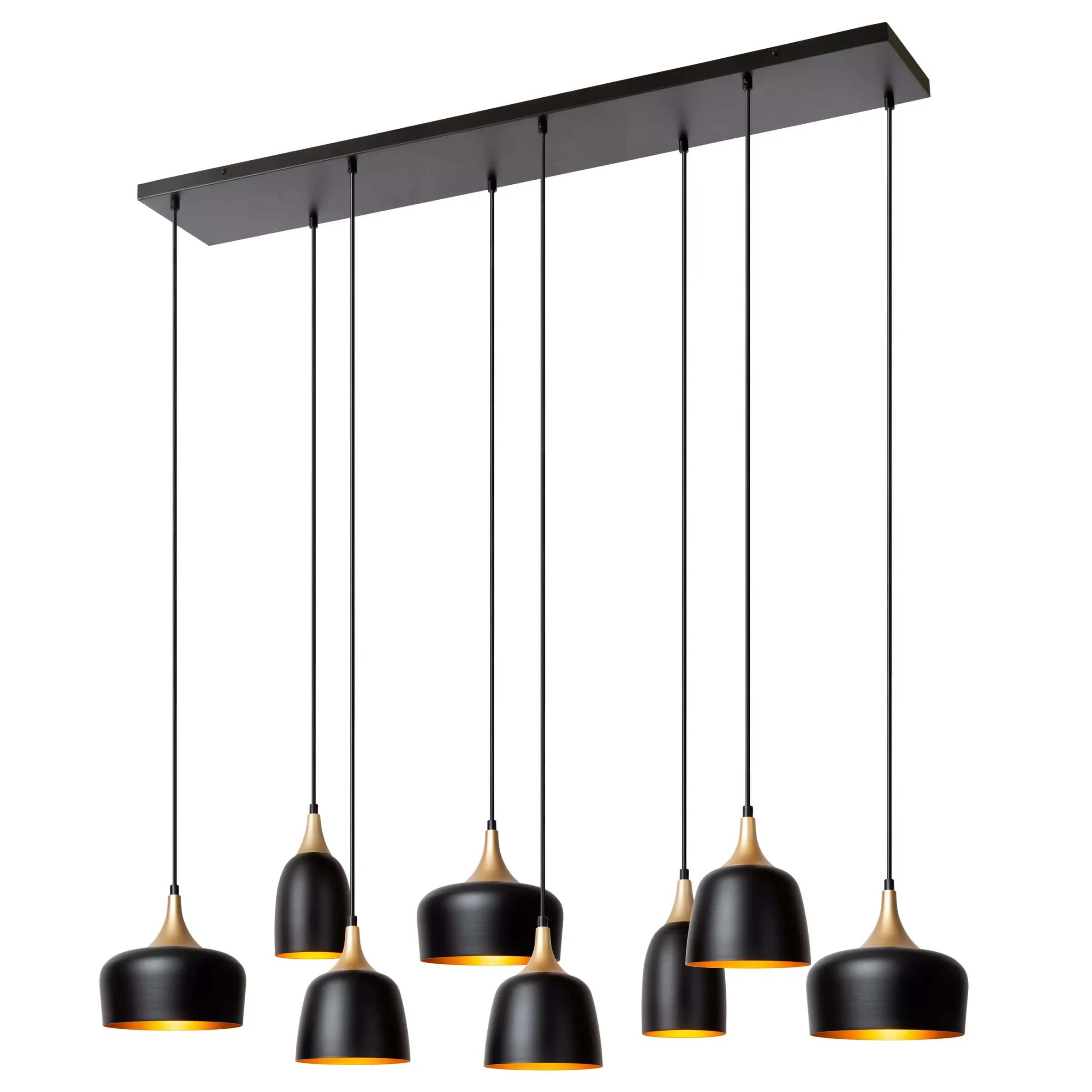 CHAYANNE - Hanglamp - 8xE14 - Zwart*Lucide Discount