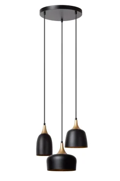CHAYANNE - Hanglamp - Ø 30 cm - 3xE14 - Zwart*Lucide Best Sale