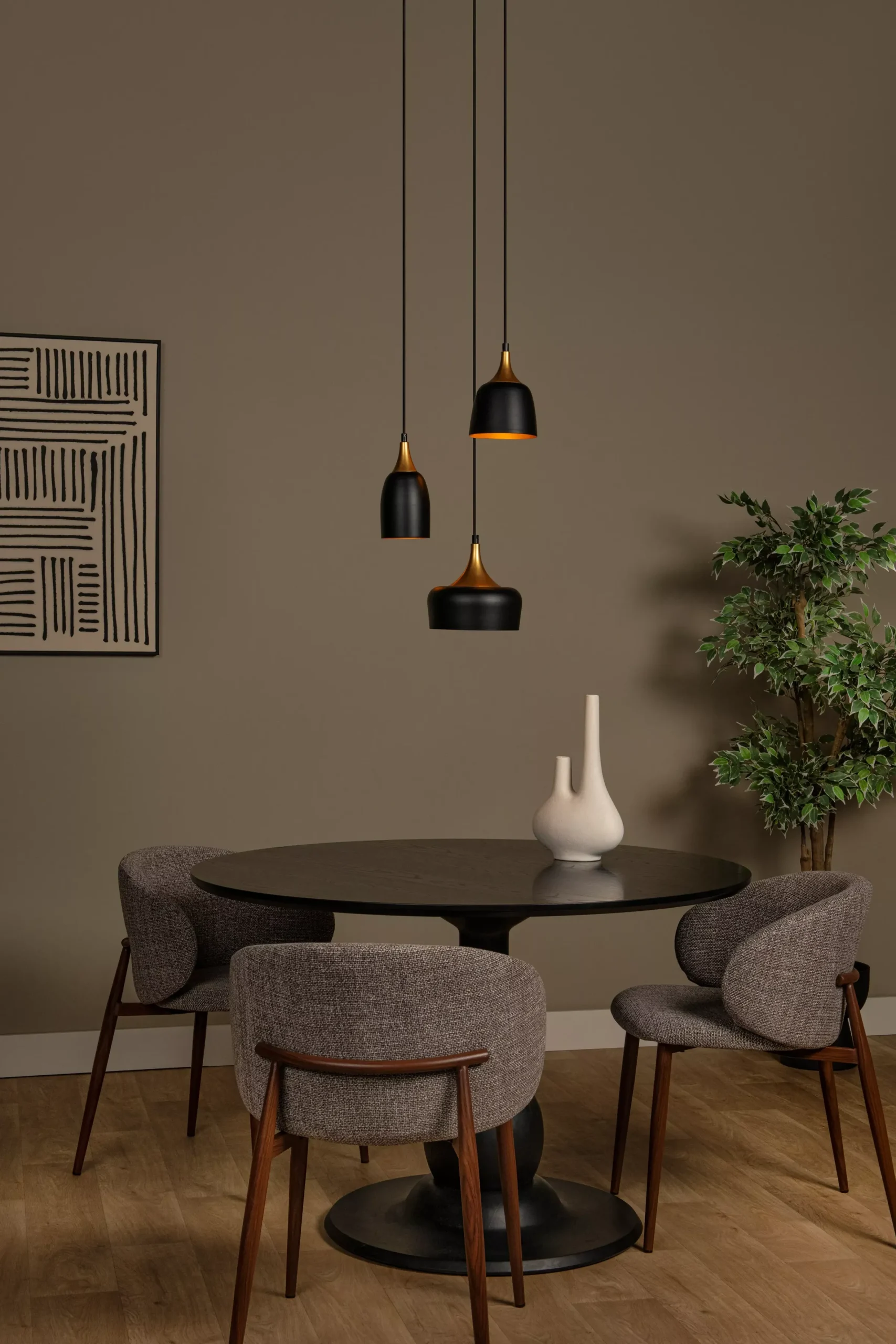 CHAYANNE - Hanglamp - Ø 30 cm - 3xE14 - Zwart*Lucide Best Sale