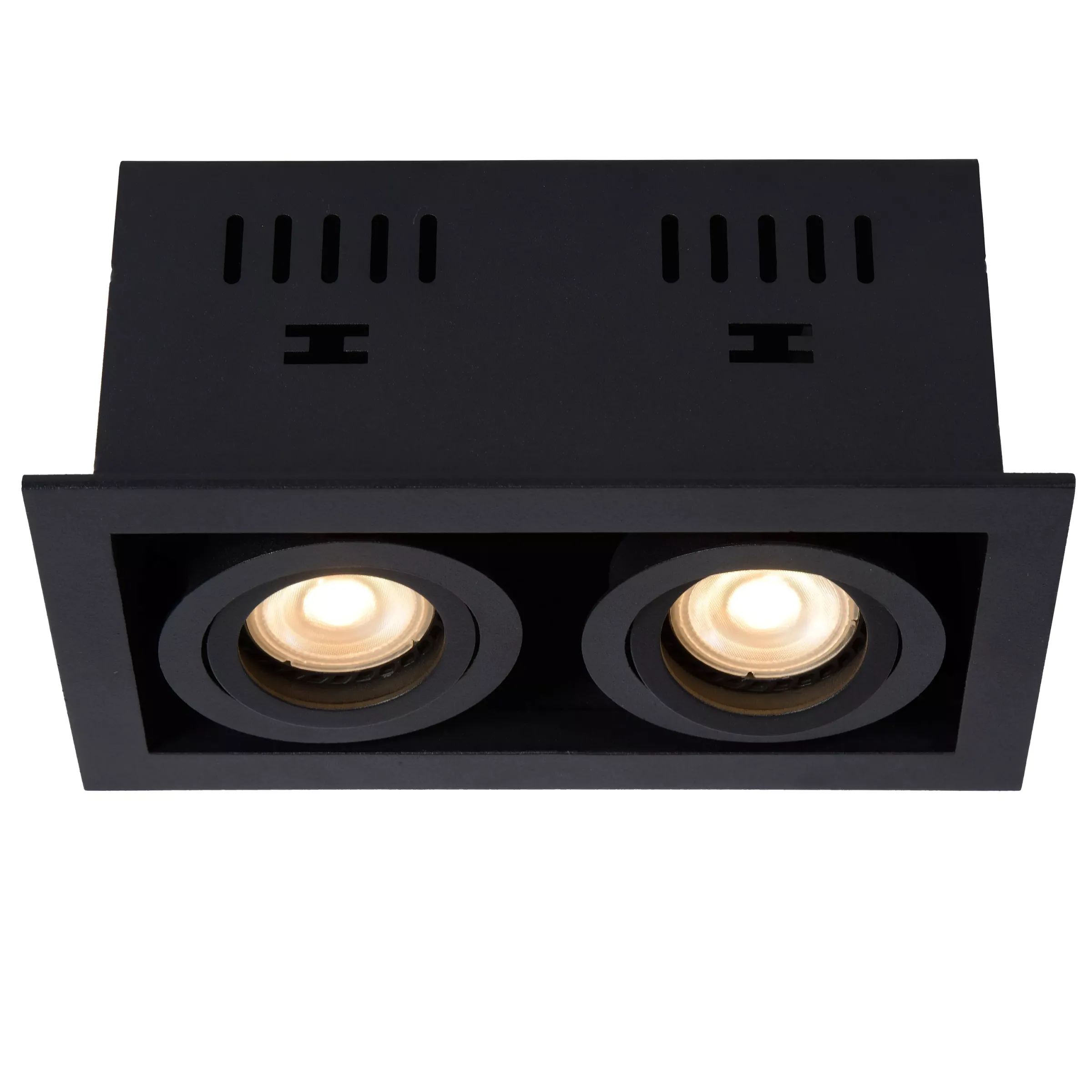 CHIMNEY - Inbouwspot - 2xGU10 - Zwart*Lucide Best Sale