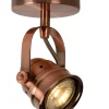CIGAL - Plafondspot - Ø 9 cm - LED - GU10 - 1x5W 2700K - Koper*Lucide Best Sale