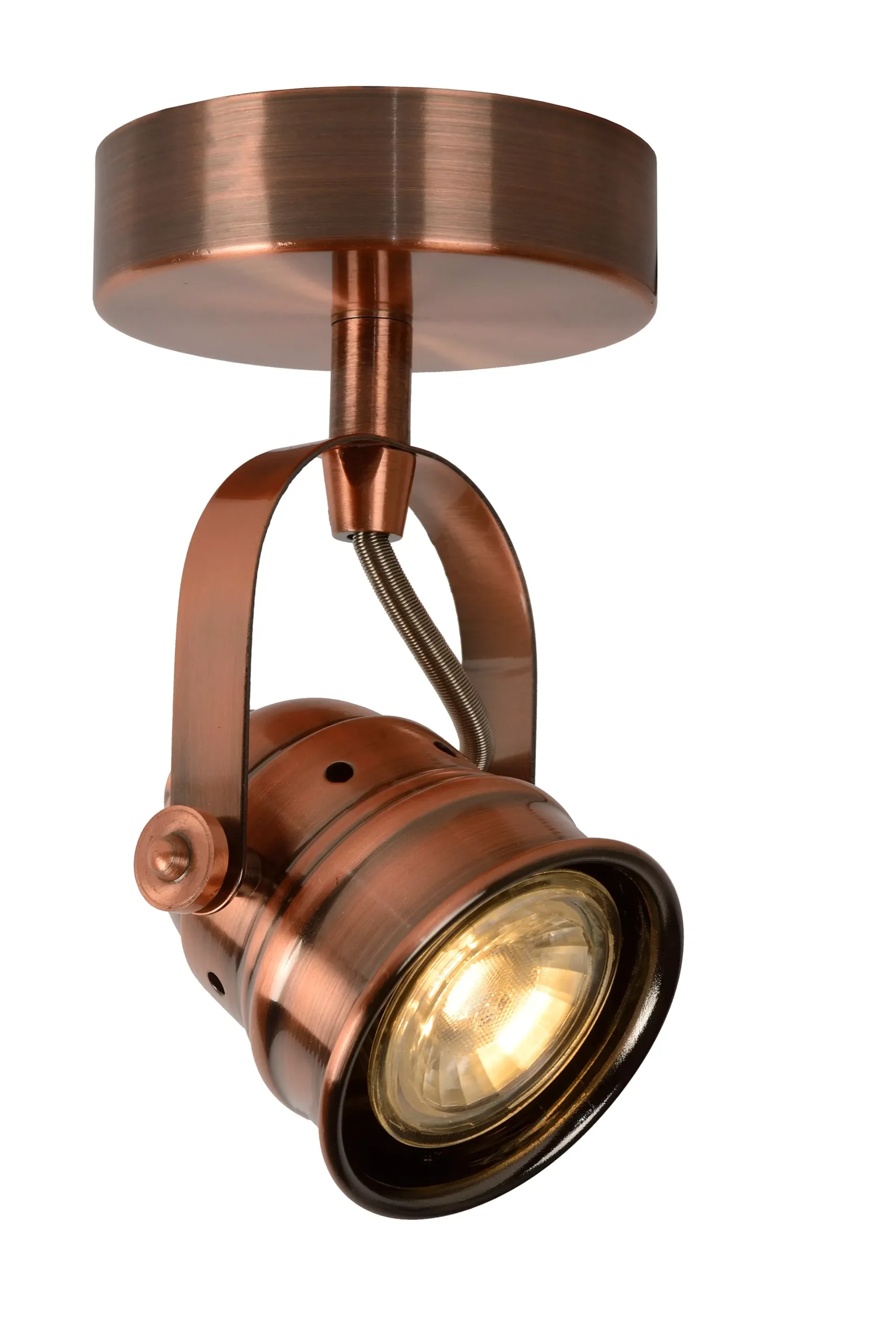 CIGAL - Plafondspot - Ø 9 cm - LED - GU10 - 1x5W 2700K - Koper*Lucide Best Sale