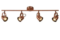 CIGAL - Plafondspot - LED - GU10 - 4x5W 2700K - Koper*Lucide Best