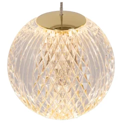 CINTRA - Hanglamp - Ø 14 cm - LED - 1x5,7W 2700K - Transparant*Lucide Clearance