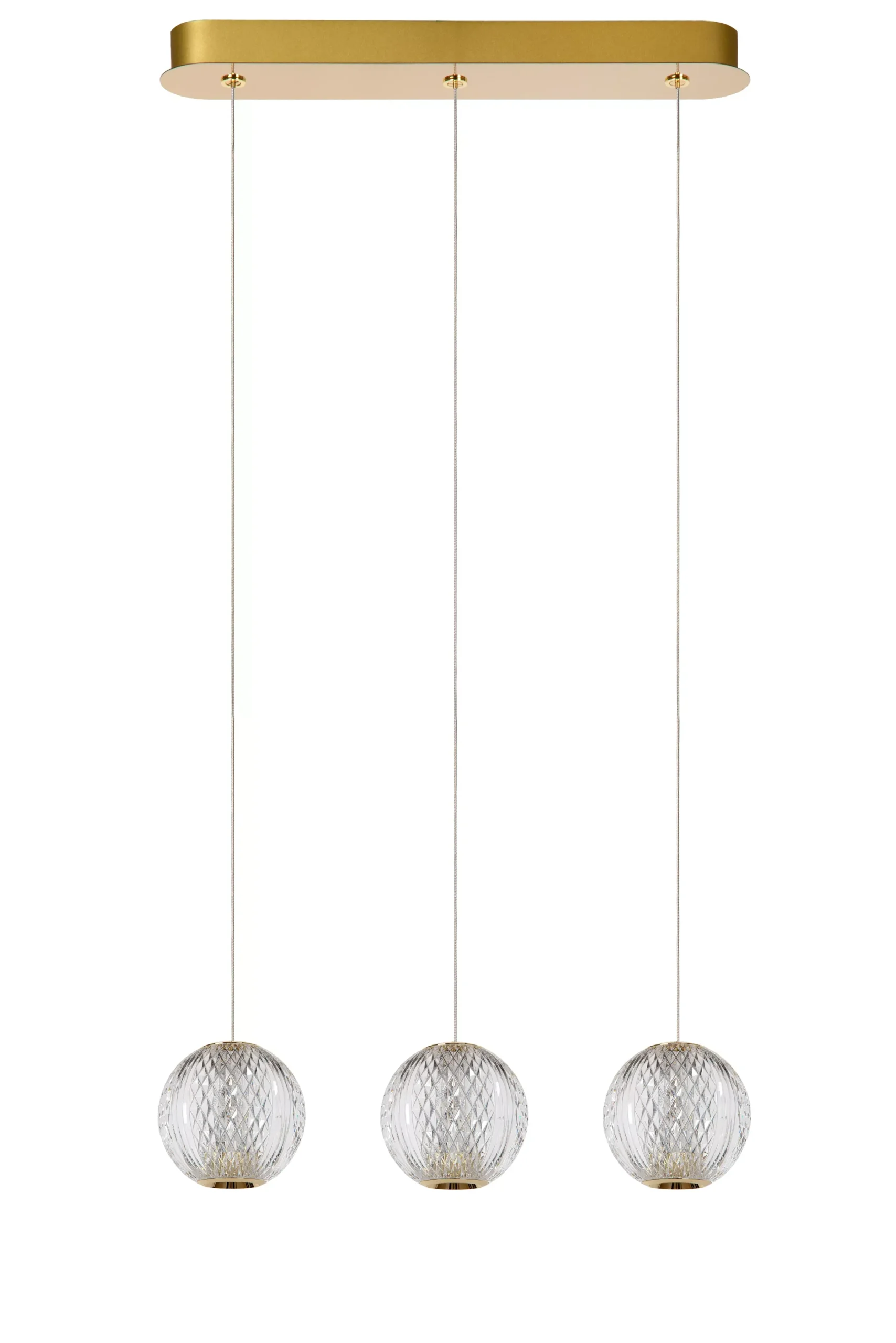 CINTRA - Hanglamp - LED Dimb. - 3x4,7W 2700K - Transparant*Lucide New