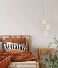 CINTRA - Hanglamp - Ø 25 cm - LED Dimb. - 3x4,7W 2700K - Transparant*Lucide Store
