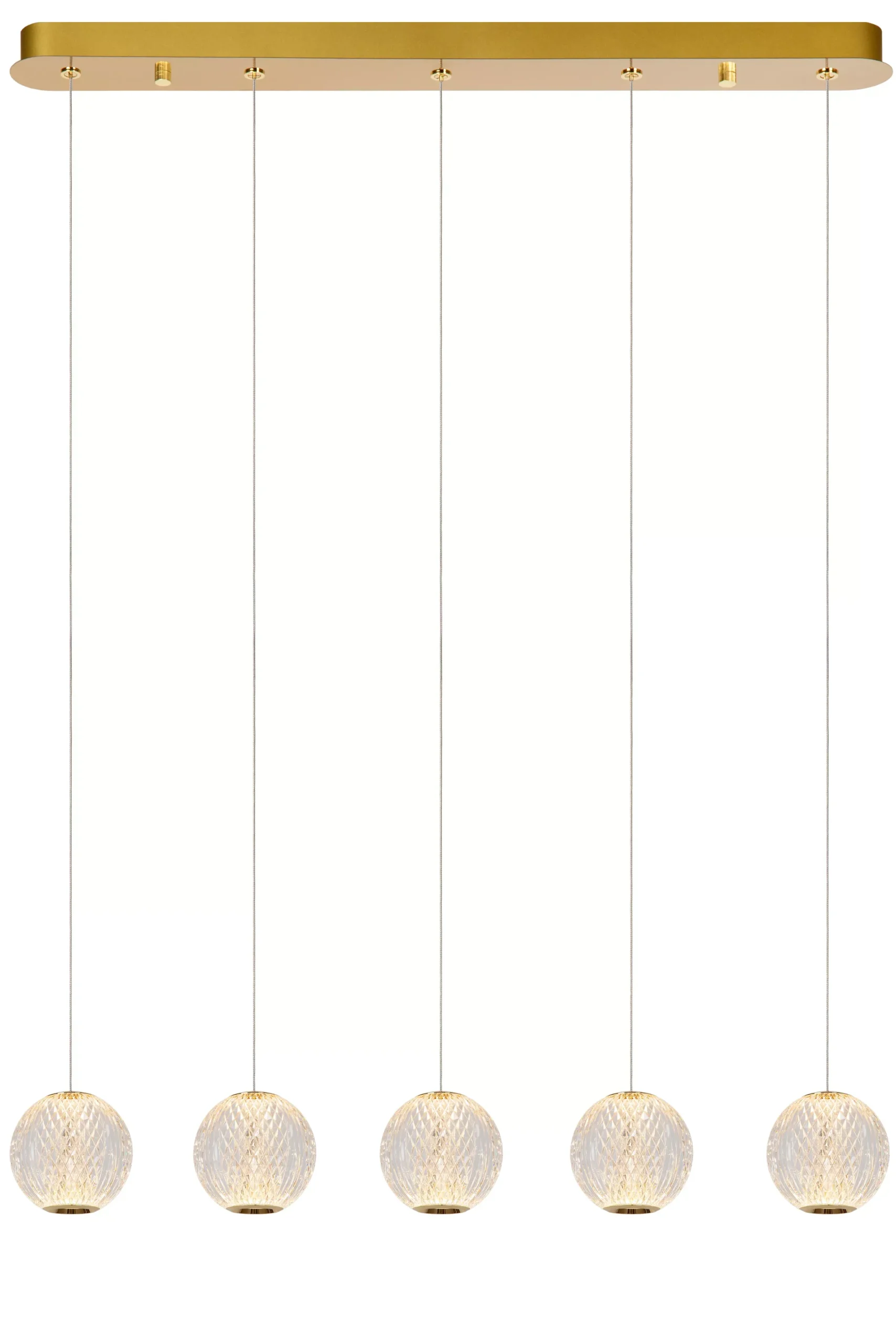 CINTRA - Hanglamp - LED Dimb. - 5x4,7W 2700K - Transparant*Lucide Fashion