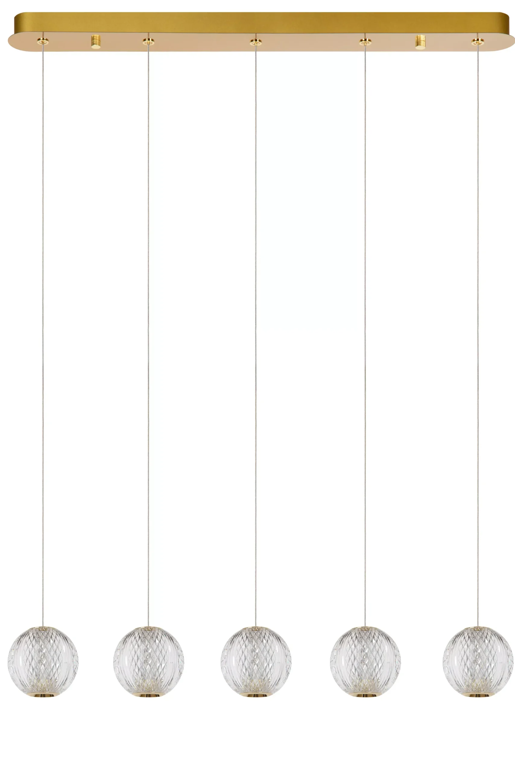 CINTRA - Hanglamp - LED Dimb. - 5x4,7W 2700K - Transparant*Lucide Fashion
