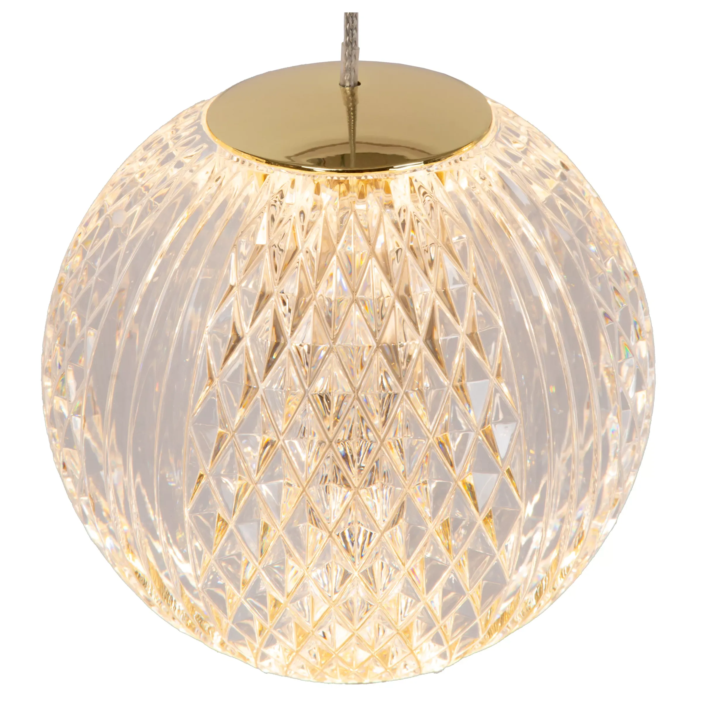 CINTRA - Hanglamp - Ø 32 cm - LED Dimb. - 5x4,7W 2700K - Transparant*Lucide Cheap