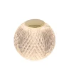 CINTRA - Oplaadbare Tafellamp - Accu/Batterij - Ø 9 cm - LED 3 StepDim - 1x1,5W 3000K - Transparant*Lucide Outlet