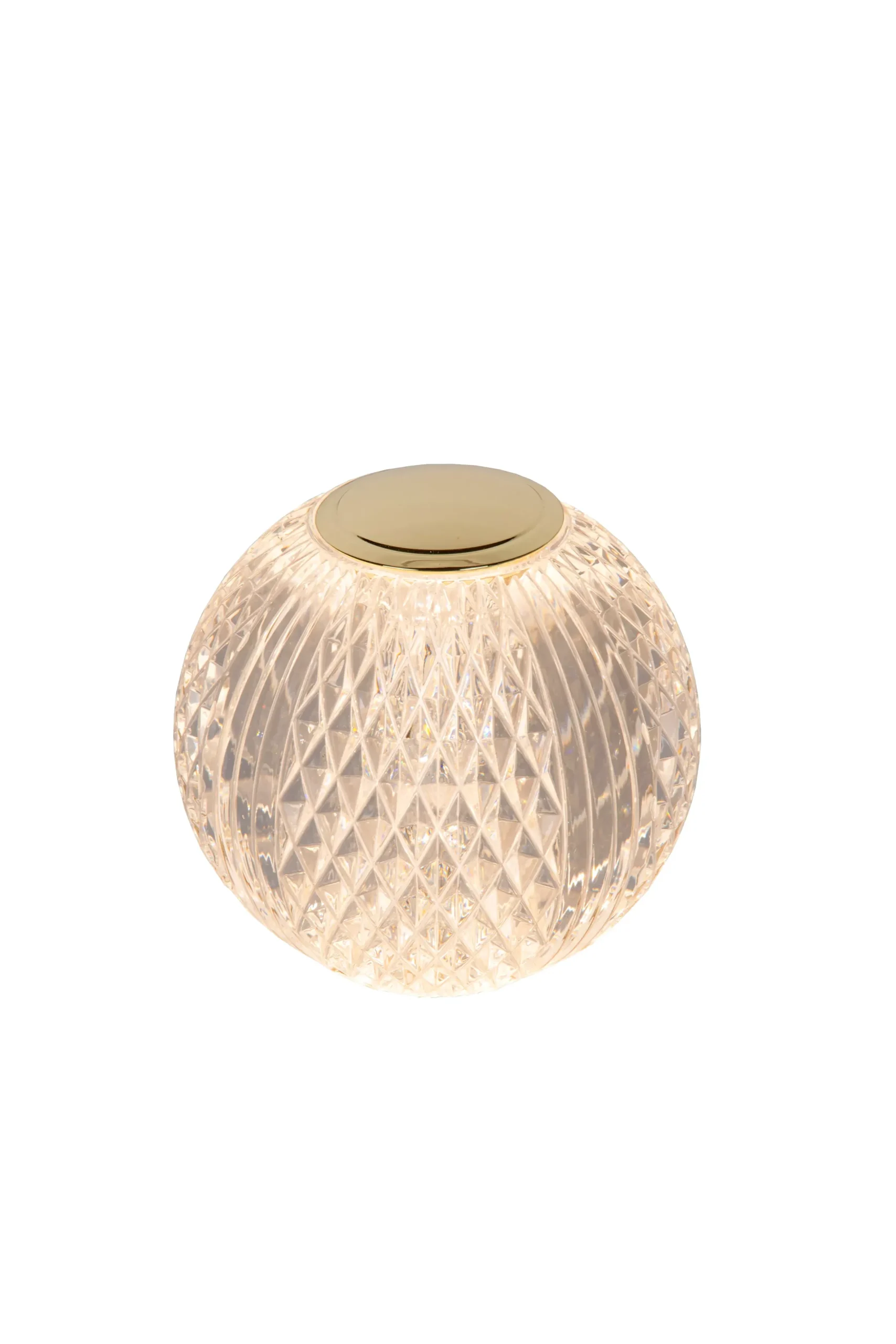 CINTRA - Oplaadbare Tafellamp - Accu/Batterij - Ø 9 cm - LED 3 StepDim - 1x1,5W 3000K - Transparant*Lucide Outlet