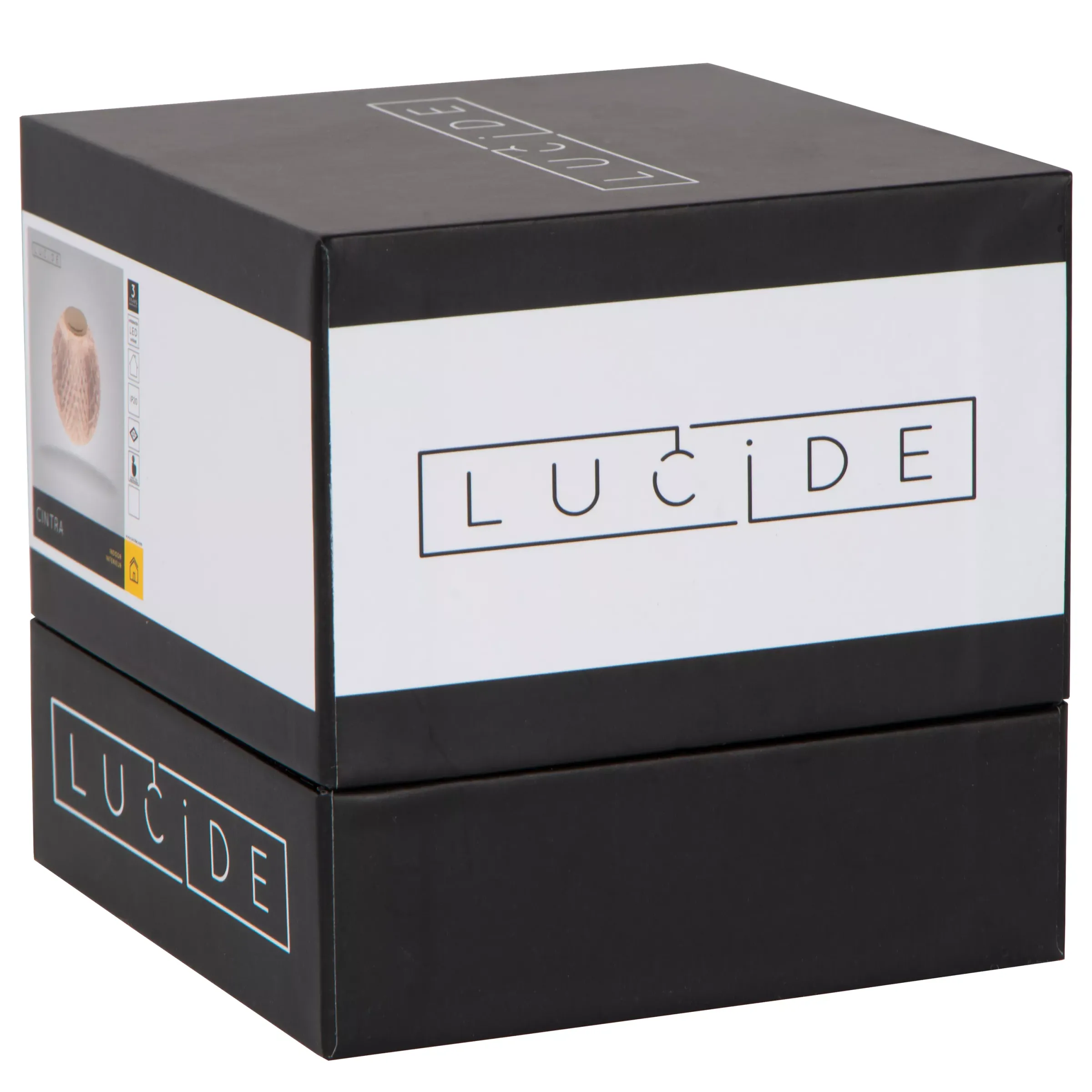 CINTRA - Oplaadbare Tafellamp - Accu/Batterij - Ø 9 cm - LED 3 StepDim - 1x1,5W 3000K - Transparant*Lucide Outlet