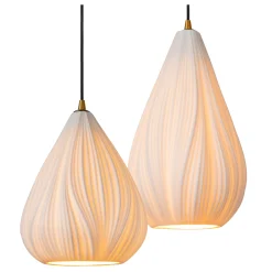 CINZIA - Hanglamp - Ø 55,5 cm - 4xE27 - Wit*Lucide Fashion