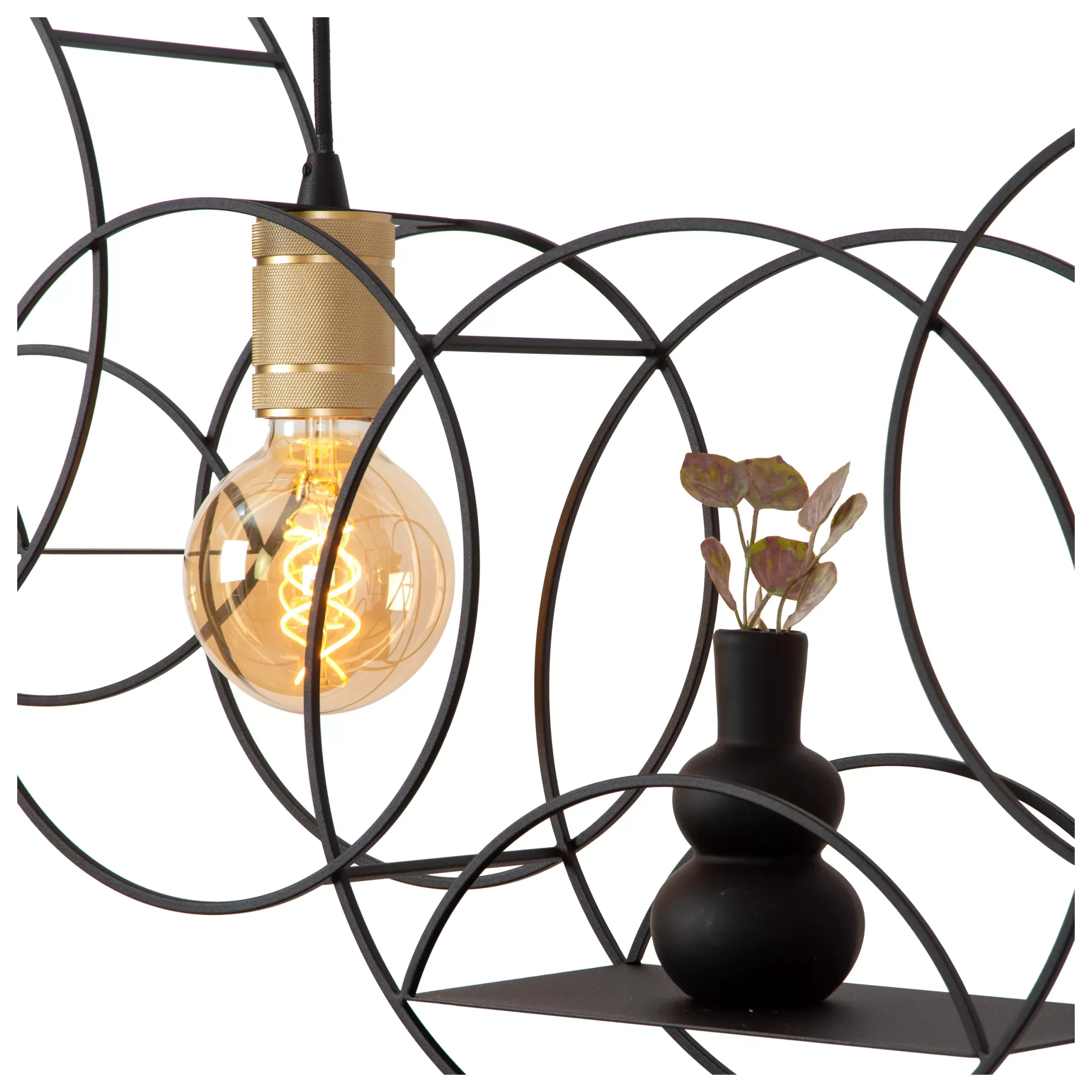 CIRCLE - Hanglamp - 3xE27 - Zwart*Lucide Best