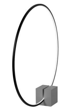 CIRKELIS - Tafellamp - Ø 83 cm - LED Dimb. - 1x24W 3000K - Zwart*Lucide Cheap