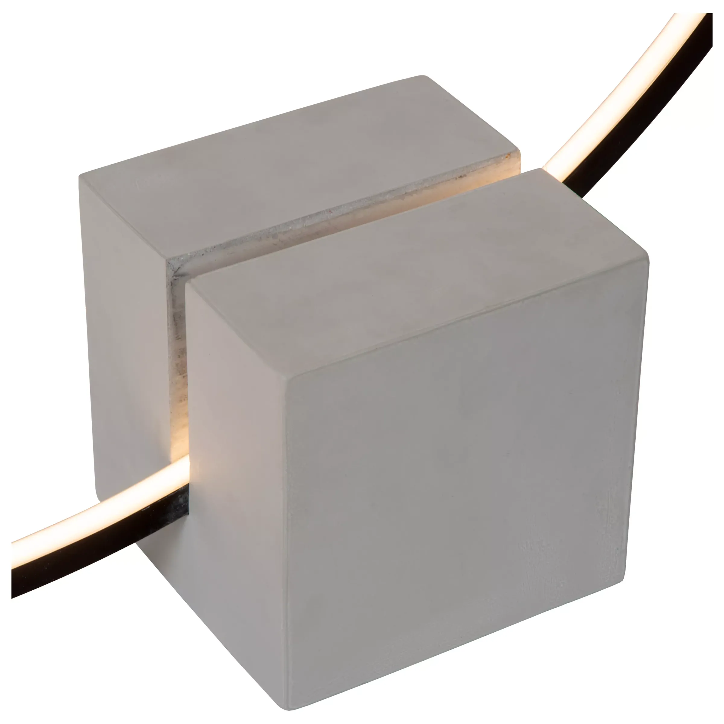 CIRKELIS - Tafellamp - Ø 83 cm - LED Dimb. - 1x24W 3000K - Zwart*Lucide Cheap