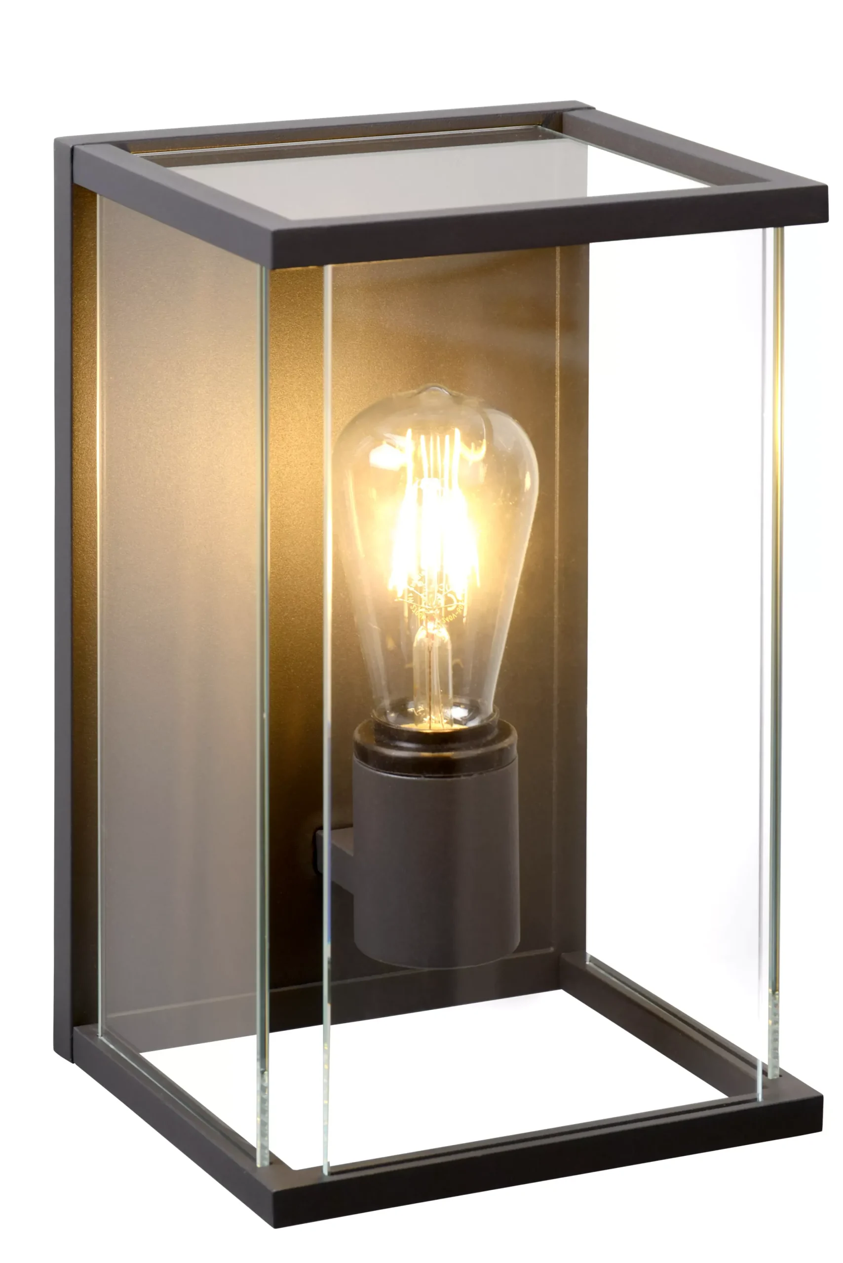 CLAIRE - Wandlamp Binnen/Buiten - 1xE27 - IP54 - Antraciet*Lucide Online