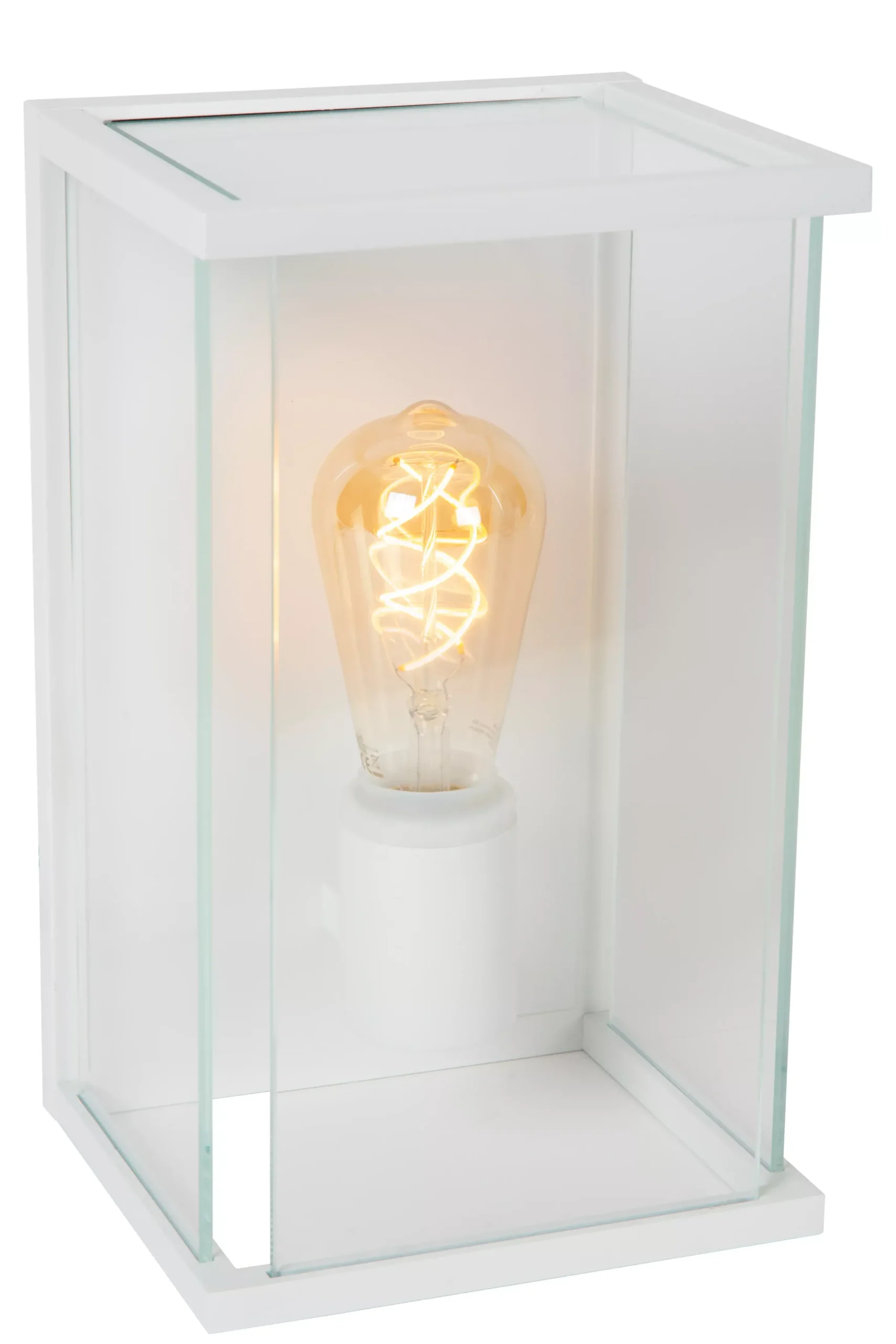 CLAIRE - Wandlamp Binnen/Buiten - 1xE27 - IP54 - Wit*Lucide Discount