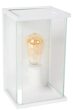 CLAIRE - Wandlamp Binnen/Buiten - 1xE27 - IP54 - Wit*Lucide Discount