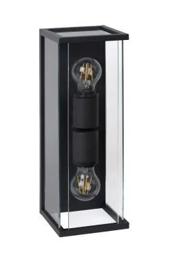 CLAIRE - Wandlamp Binnen/Buiten - 2xE27 - IP54 - Antraciet*Lucide Fashion