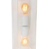 CLAIRE - Wandlamp Binnen/Buiten - 2xE27 - IP54 - Wit*Lucide New