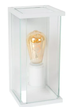CLAIRE - Wandlamp Binnen/Buiten - 1xE27 - IP54 - Beweging & dag/nacht sensor - Wit*Lucide Clearance