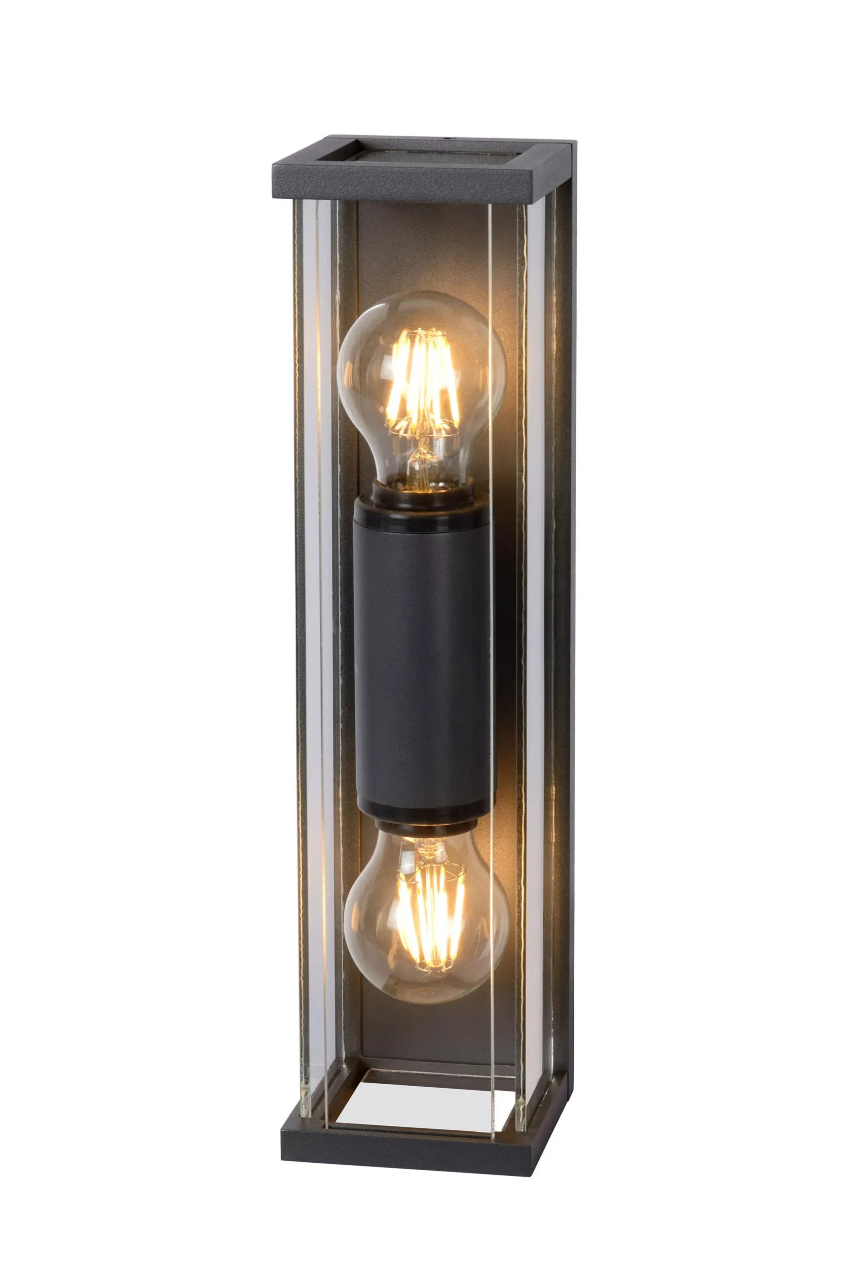 CLAIRE - Wandlamp Binnen/Buiten - 2xE27 - IP54 - Antraciet*Lucide Discount