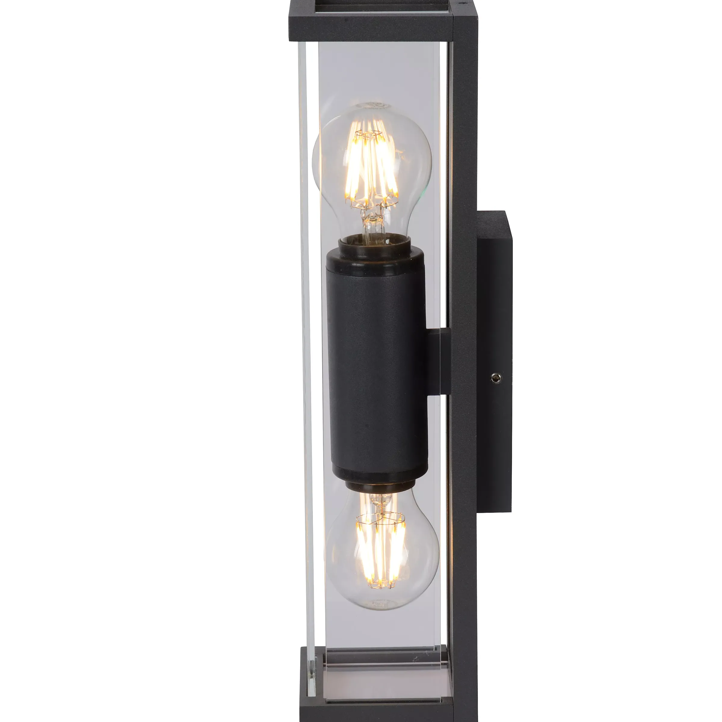 CLAIRE - Wandlamp Binnen/Buiten - 2xE27 - IP54 - Antraciet*Lucide Discount